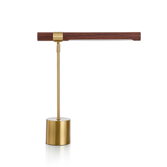 Modern minimalist wood grain table lamp-Modern art