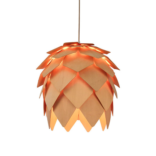 Modern pinecone chandelier-Log design, premium color tone